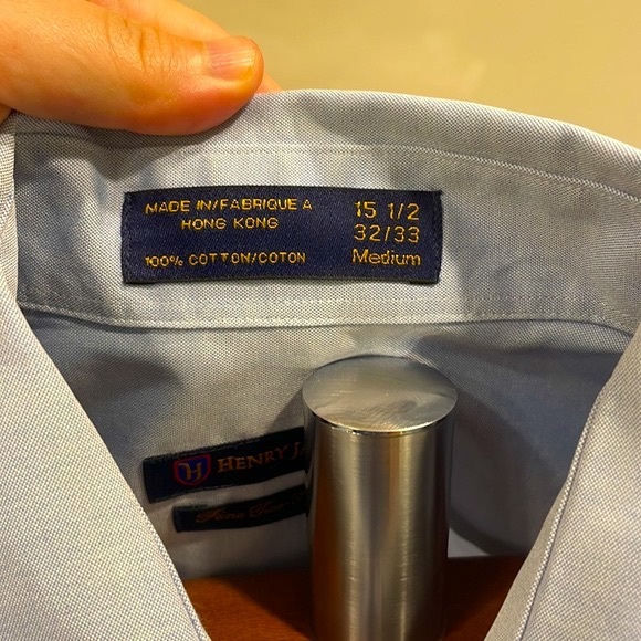 Henry Jacobson Button Down Collared Shirt - Picture 2 of 8